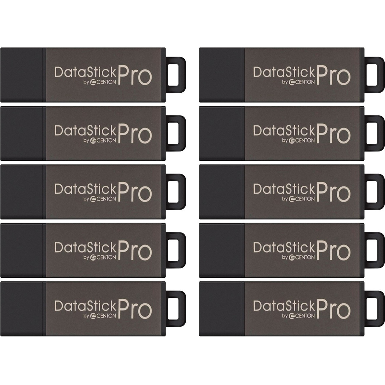 Centon ValuePack USB 2.0 Datastick Pro (Grey), 8GB 50 Pack - S1-U2P1-8G50PK