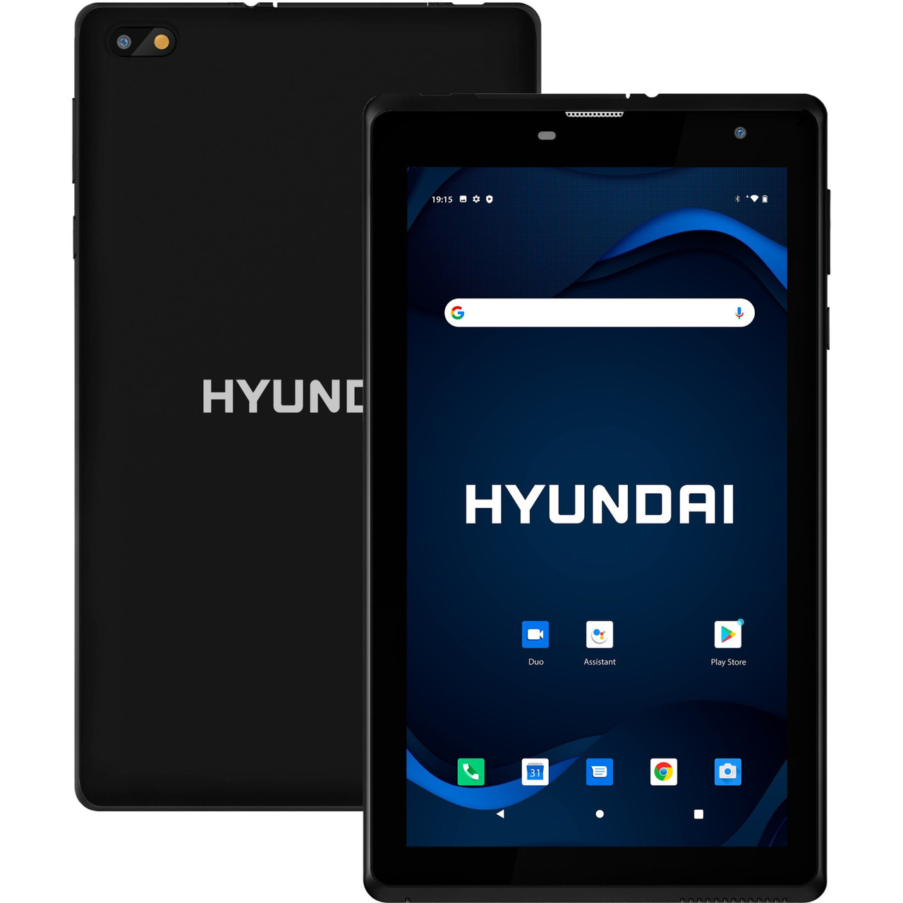 Hyundai HyTab Plus 7LB1, 7" Tablet, 1024x600 IPS, Android 10 Go edition, Quad-Core Processor, 2GB RAM, 32GB Storage, 2MP/5MP, LTE - Black - HT7LB1PBKNA