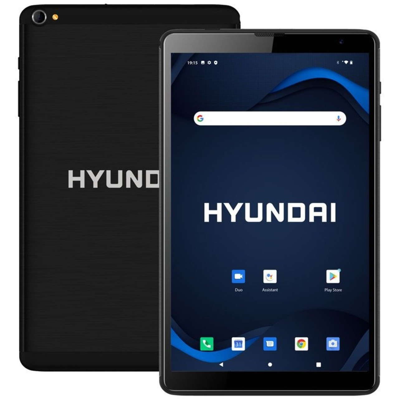 Hyundai HyTab Plus 8LB1, 8" Tablet, 800x1280 HD IPS, Android 10 Go edition, Quad-Core Processor, 2GB RAM, 32GB Storage, 2MP/5MP, LTE, Black - HT8LB1PBKLTM