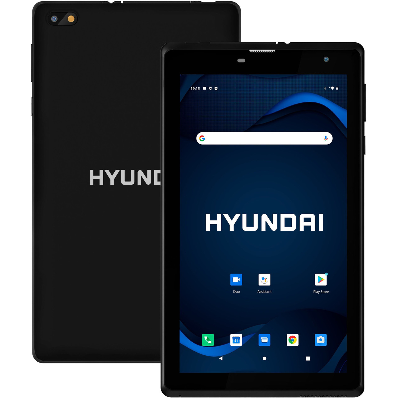 Hyundai HyTab 7WC1, 7" Tablet, 1024x600 IPS, Android 10 Go edition, Quad-Core Processor, 1GB RAM, 32GB Storage, 2MP/2MP, WIFI - Black - HT7WC1PBK