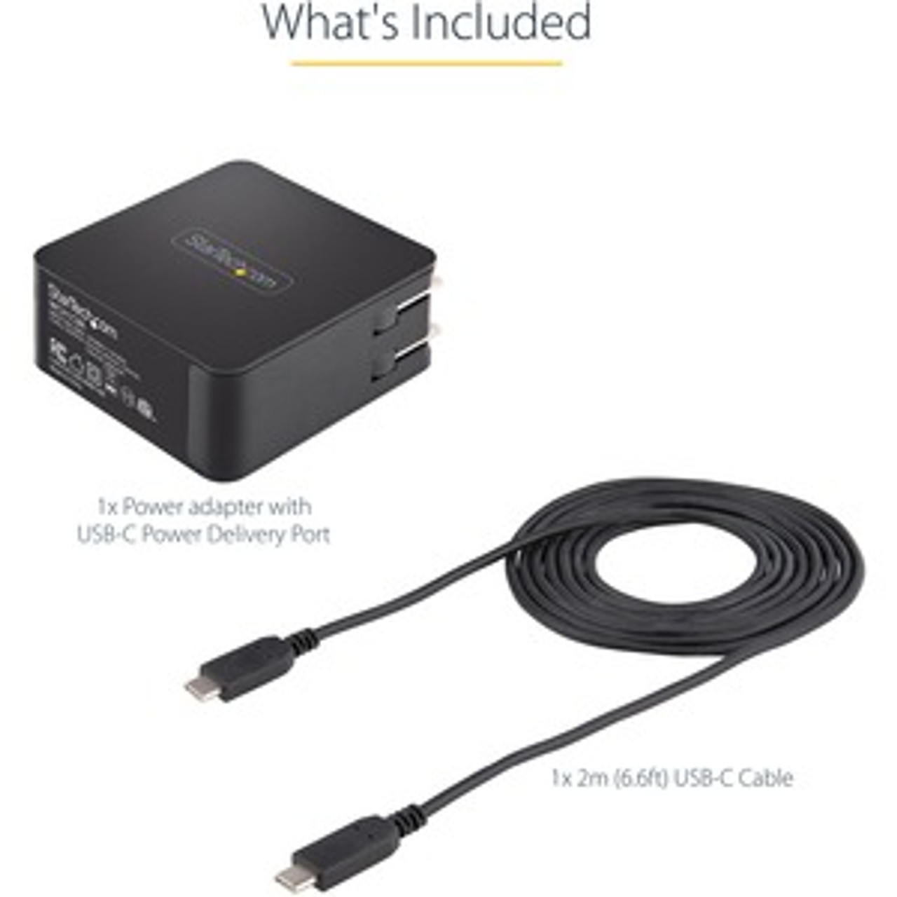 USB C Wall Charger - USB C Laptop Charger 60W PD - 6ft/2m Cable - Universal  Compact Type C Power Adapter - Dell XPS, Lenovo X1 Carbon, HP EliteBook