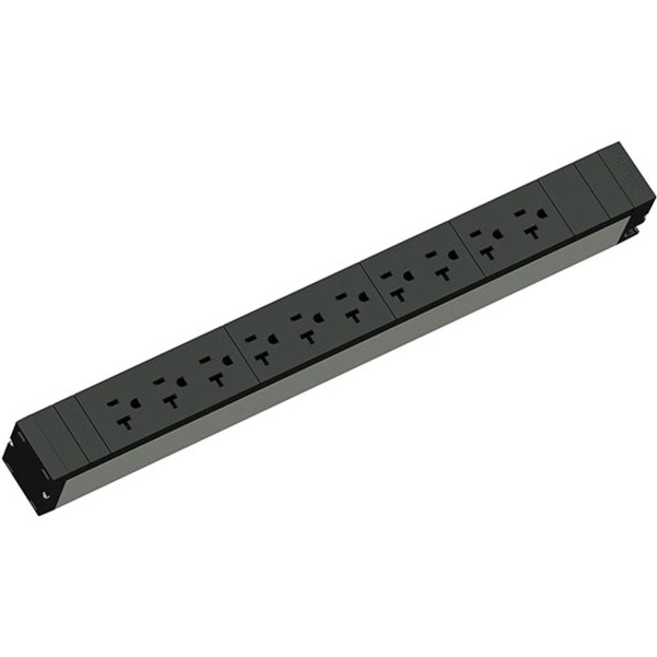 Legrand Rack PDU, Basic, 1U, 24A, 208V, (10) C13, L6-30P Cord - Basic - NEMA L5-20P - 10 x NEMA 5-20R - 1U - Rack-mountable