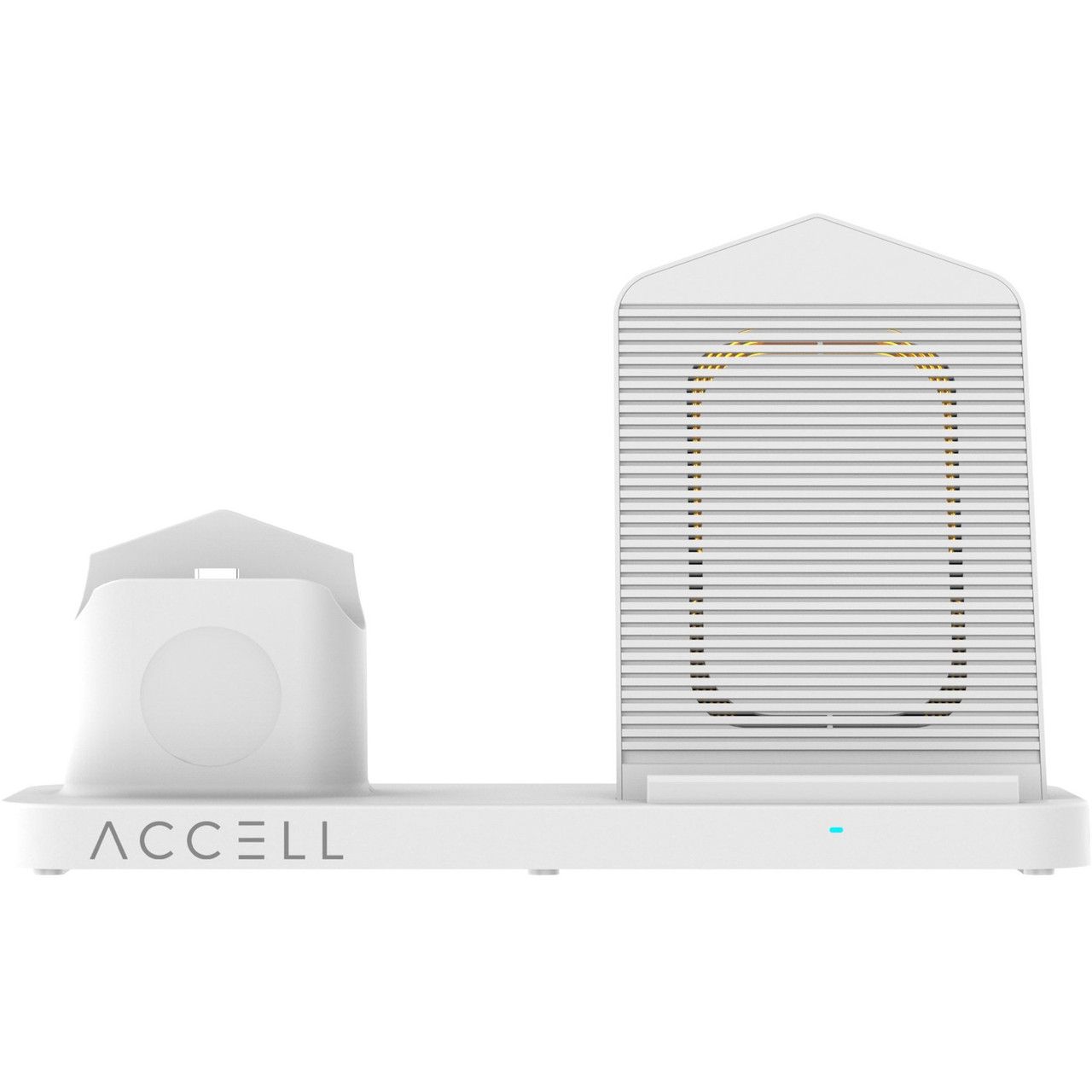 Accell 3 in 1 Fast Wireless Charger for smartphone, Apple watch, and Airpods - D233B-001F