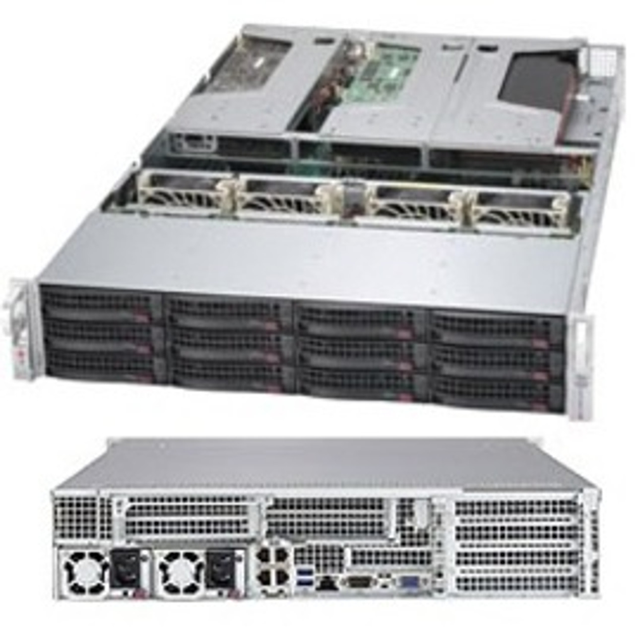 Supermicro SuperServer 6028UX-TR4 Barebone System - 2U Rack-mountable - Socket LGA 2011-v3 - 2 x Processor Support - SYS-6028UX-TR4