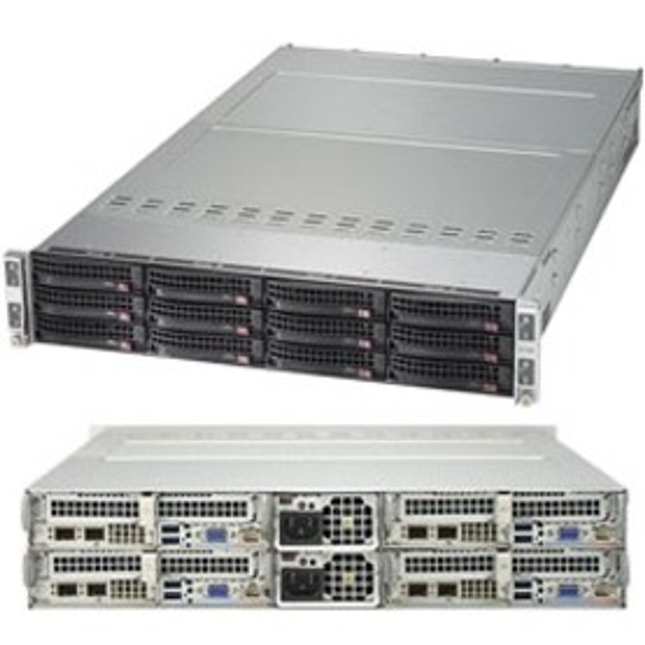 SuperMicro SuperServer 6029TP-HTR Barebone System - 2U Rack-mountable - Socket P LGA-3647 - 2 x Processor Support - SYS-6029TP-HTR
