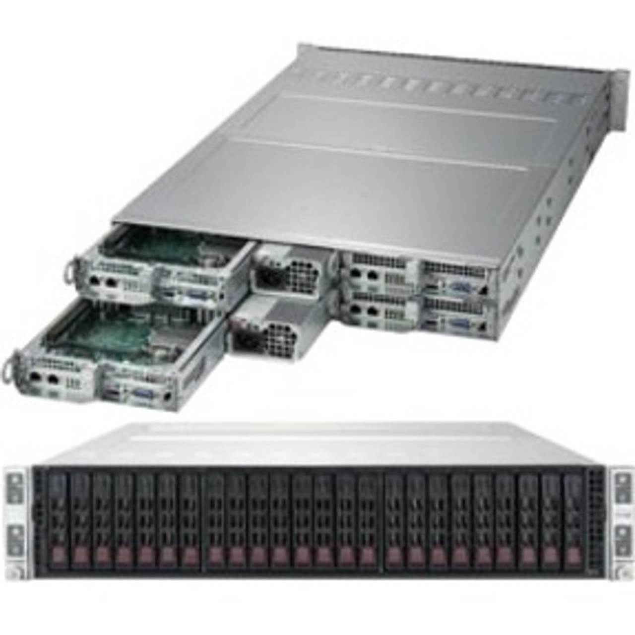 SuperMicro SuperServer 2029TP-HC1R Barebone System - 2U Rack-mountable - Socket P LGA-3647 - 2 x Processor Support - SYS-2029TP-HC1R