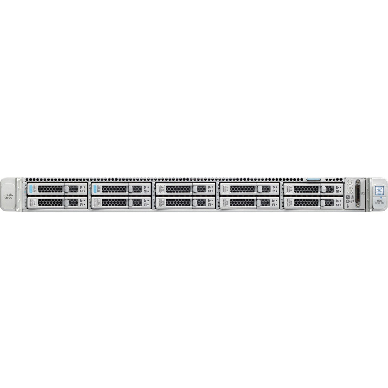 Cisco Barebone System - 1U Rack-mountable - 2 x Processor Support - UCSC-C220-M5SX-CH