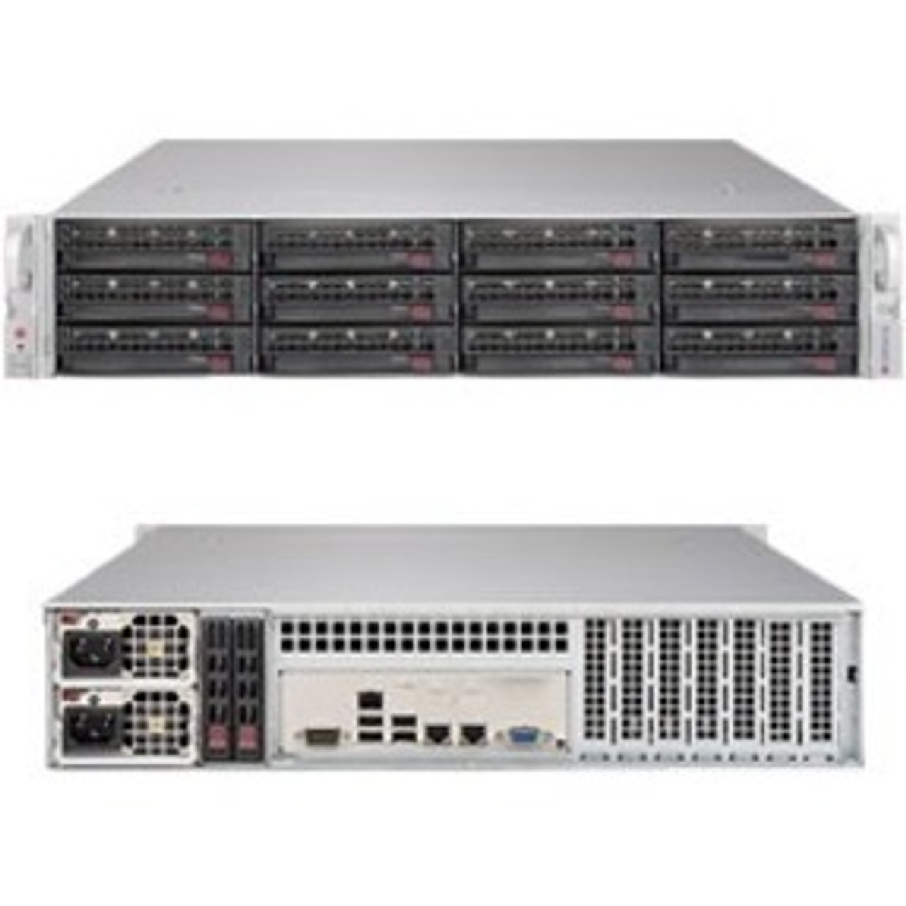 Supermicro SuperStorage 6029P-E1CR12H Barebone System - 2U Rack-mountable - Socket P LGA-3647 - 2 x Processor Support - SSG-6029P-E1CR12H