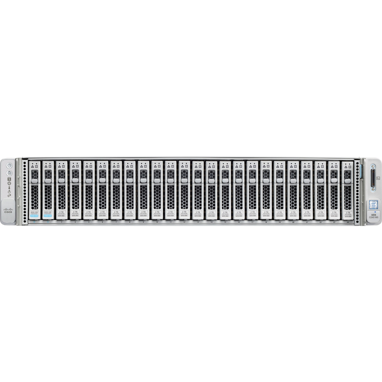 Cisco Barebone System - 2U Rack-mountable - 2 x Processor Support - UCSC-C240-M5SN