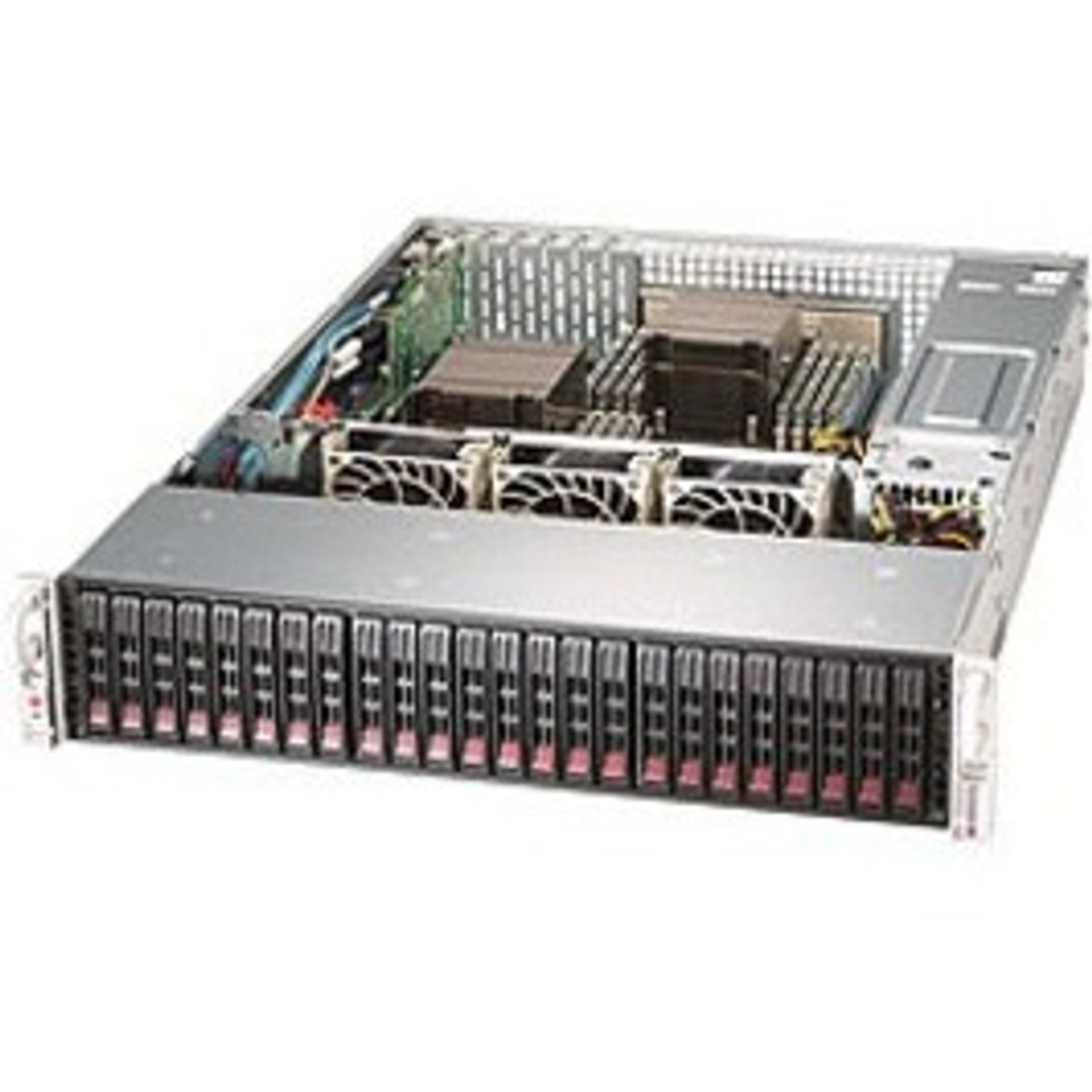 Supermicro SuperStorage 2029P-E1CR24L Barebone System - 2U Rack-mountable - Socket P LGA-3647 - 2 x Processor Support - SSG-2029P-E1CR24L