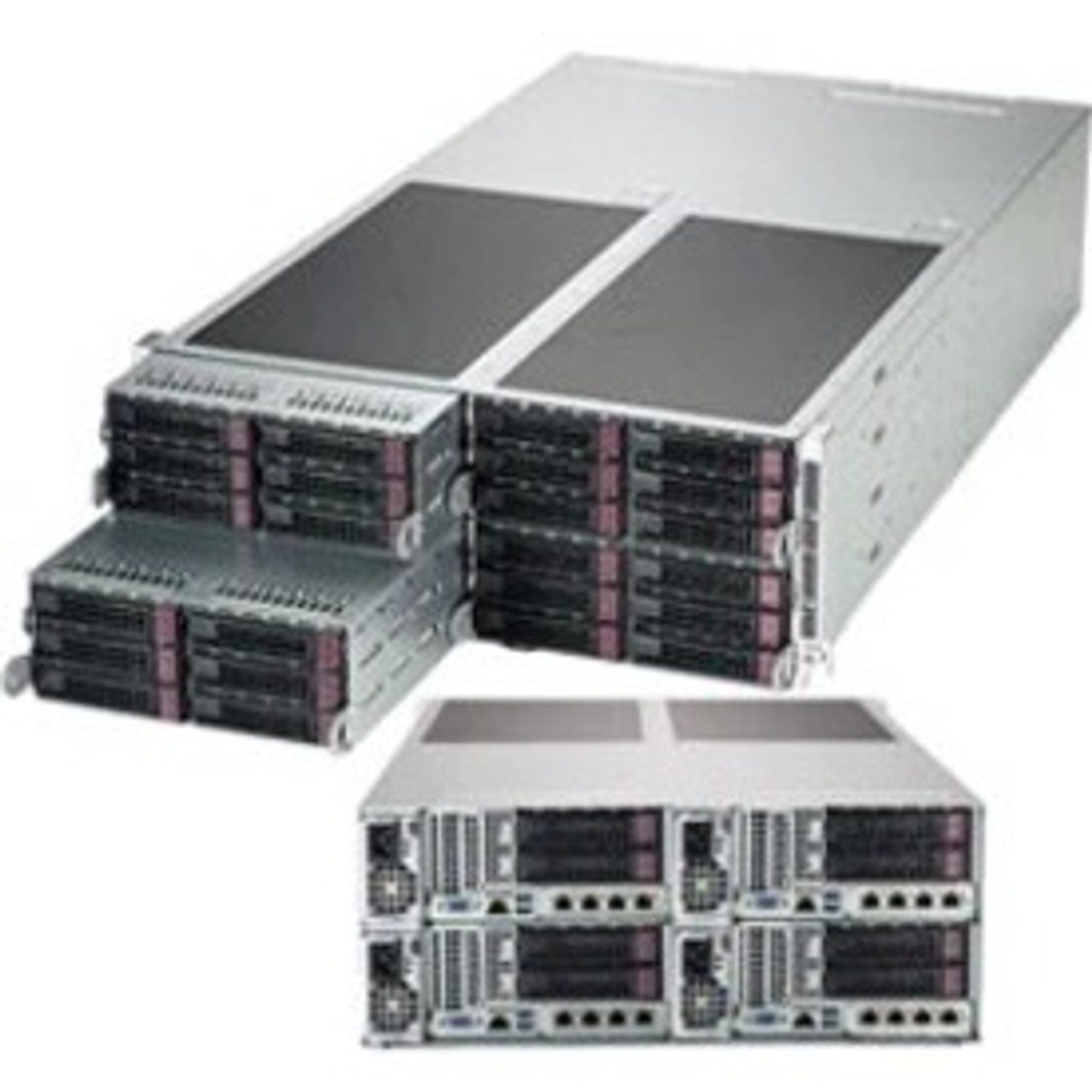 Supermicro SuperServer F629P3-RC1B Barebone System - 4U Rack-mountable - Socket P LGA-3647 - 2 x Processor Support - SYS-F629P3-RC1B
