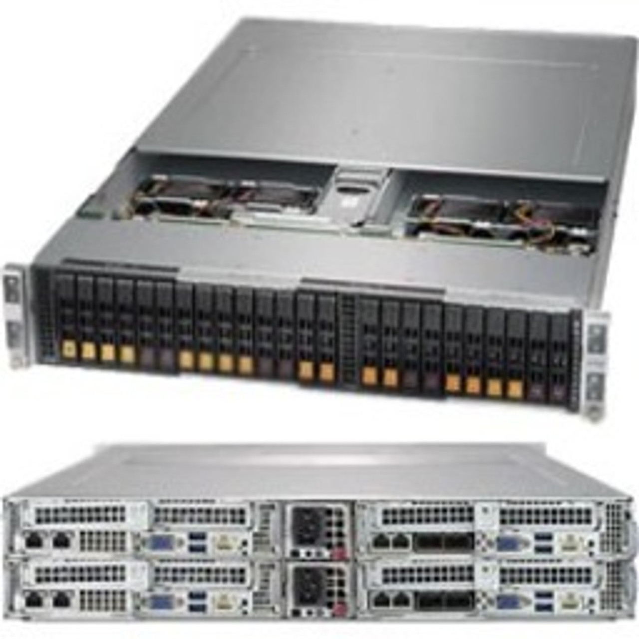 Supermicro SuperServer 2028BT-HNC1R+ Barebone System - 2U Rack-mountable - Socket R3 LGA-2011 - 2 x Processor Support - SYS-2028BT-HNC1R+