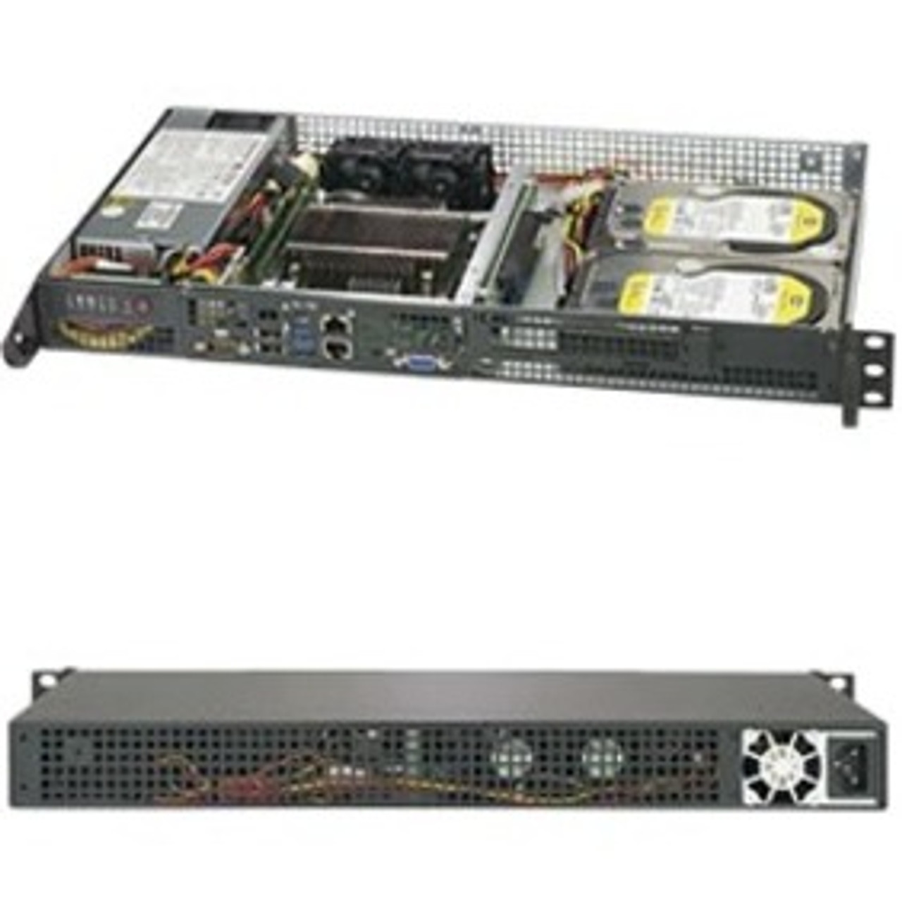 SuperMicro SuperServer 5019C-FL Barebone System - 1U Rack-mountable - Socket H4 LGA-1151 - 1 x Processor Support - SYS-5019C-FL