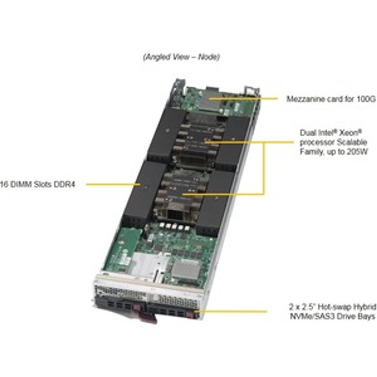 Supermicro SuperBlade SBI-4129P-C2N Barebone System