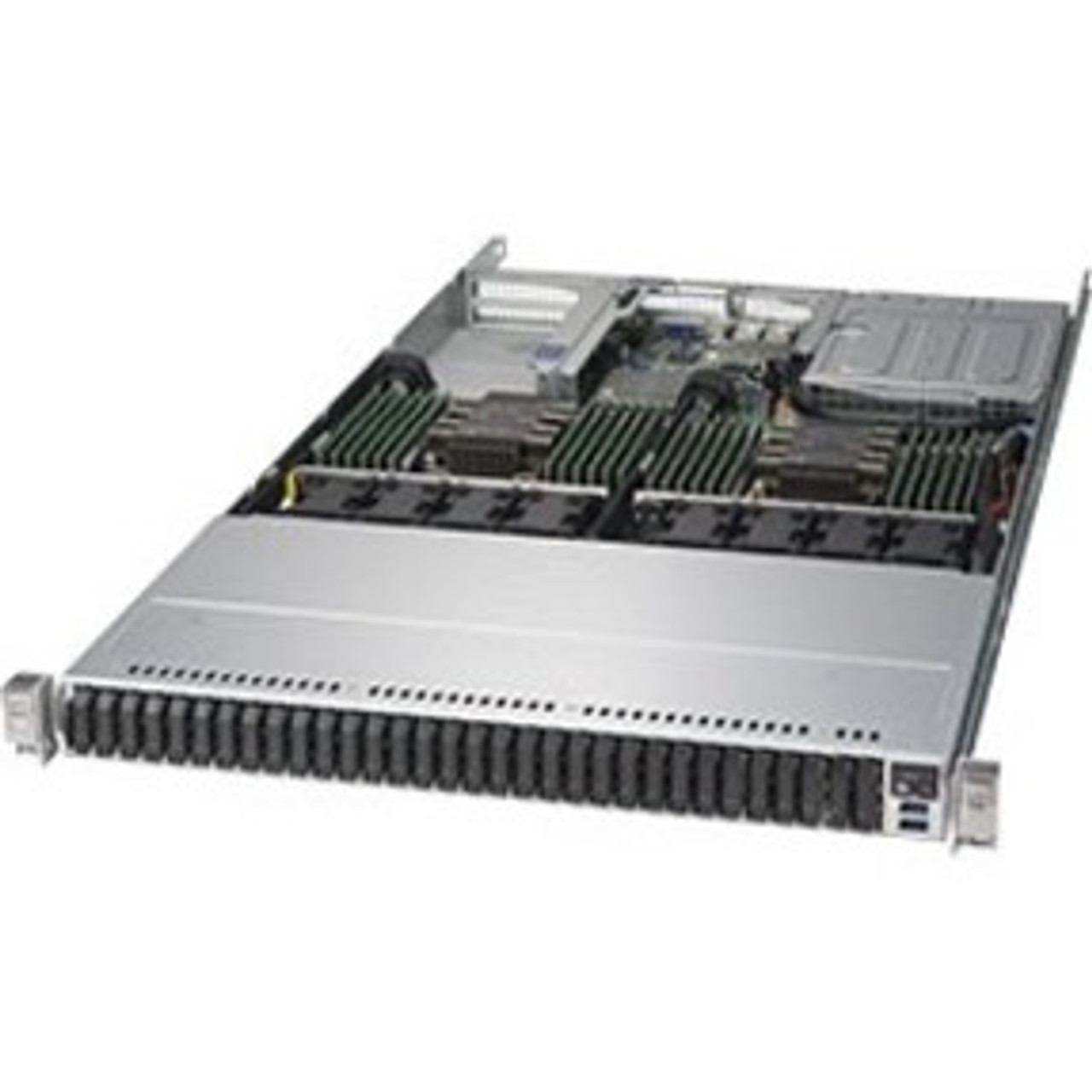 Supermicro SuperStorage 1029P-NES32R Barebone System - 1U Rack-mountable - Socket P LGA-3647 - 2 x Processor Support - SSG-1029P-NES32R