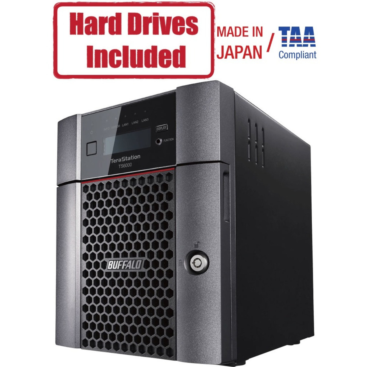 BUFFALO TeraStation 6400DN 32TB Desktop NAS Hard Drives Included + Snapshot - TS6400DN3204