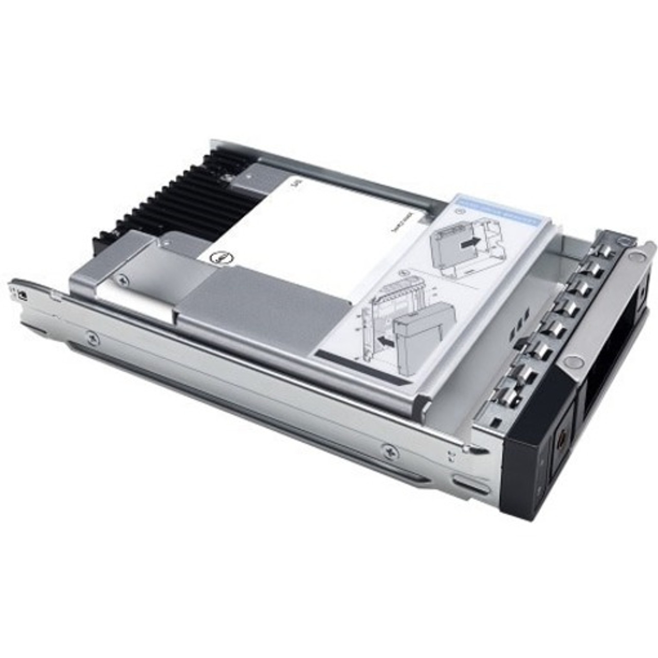 Dell 960 GB Solid State Drive - 2.5" Internal - SAS (12Gb/s SAS) - 3.5" Carrier - Mixed Use - 345-BDBE