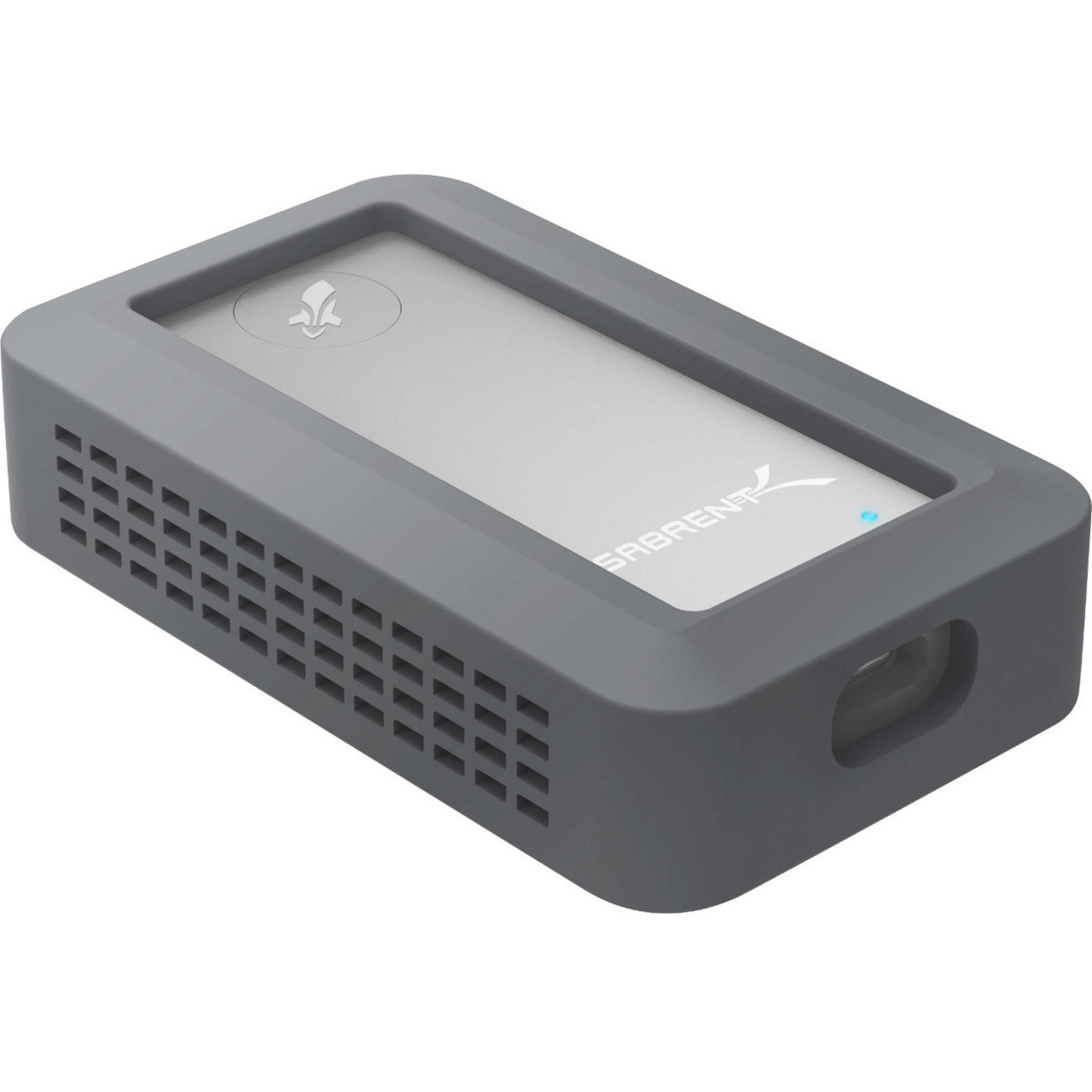 Sabrent Rocket Nano SB-512-NAWP 512 TB Portable Rugged Solid State Drive - External - Gray - SB-512-NAWP