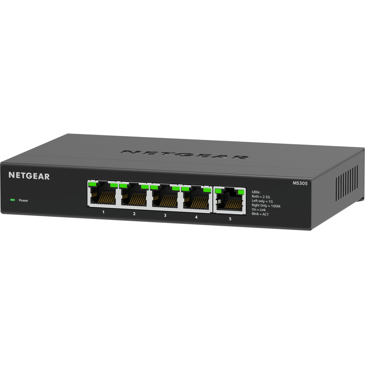 Netgear 5-Port Multi-Gigabit (2.5G) Ethernet Unmanaged Switch - MS305-100NAS