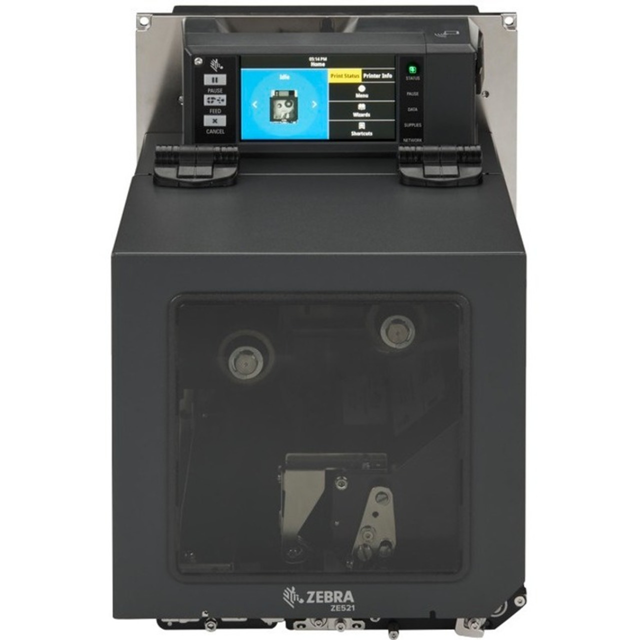 Zebra ZE521 Desktop Direct Thermal/Thermal Transfer Printer - Monochrome - Label Print - Ethernet - USB - Yes - Bluetooth - US - ZE52163-R010000Z