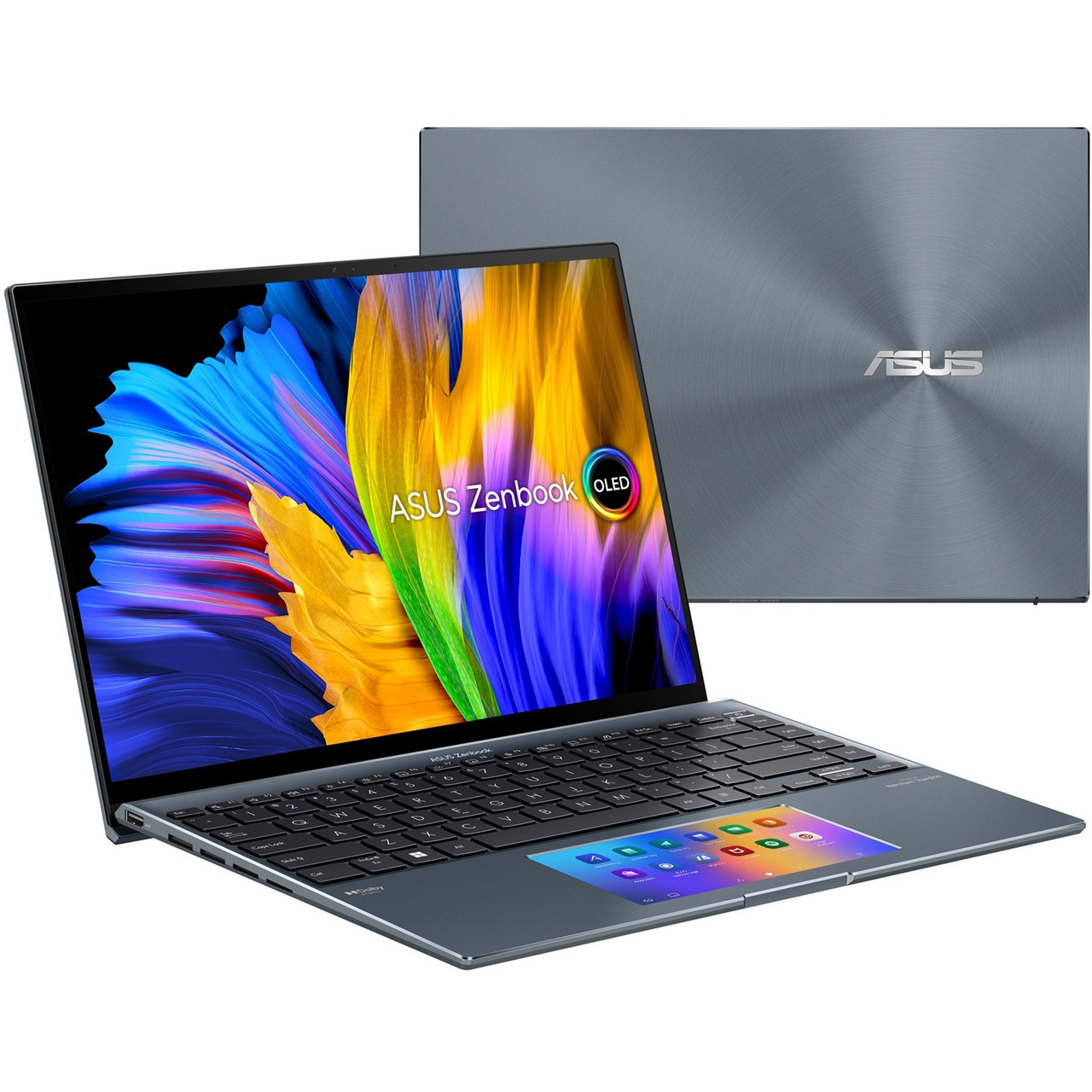 Asus Zenbook 14X OLED UX5400 UX5400ZB-DS72T-CA 14" Touchscreen Notebook - 2.8K - 2880 x 1800 - Intel Core i7 12th Gen i7-1260P Dodeca-core (12 Core) 2.10 GHz - 16 GB Total RAM - 16 GB On-board Memory - 512 GB SSD - Pine Gray - UX5400ZB-DS72T-CA
