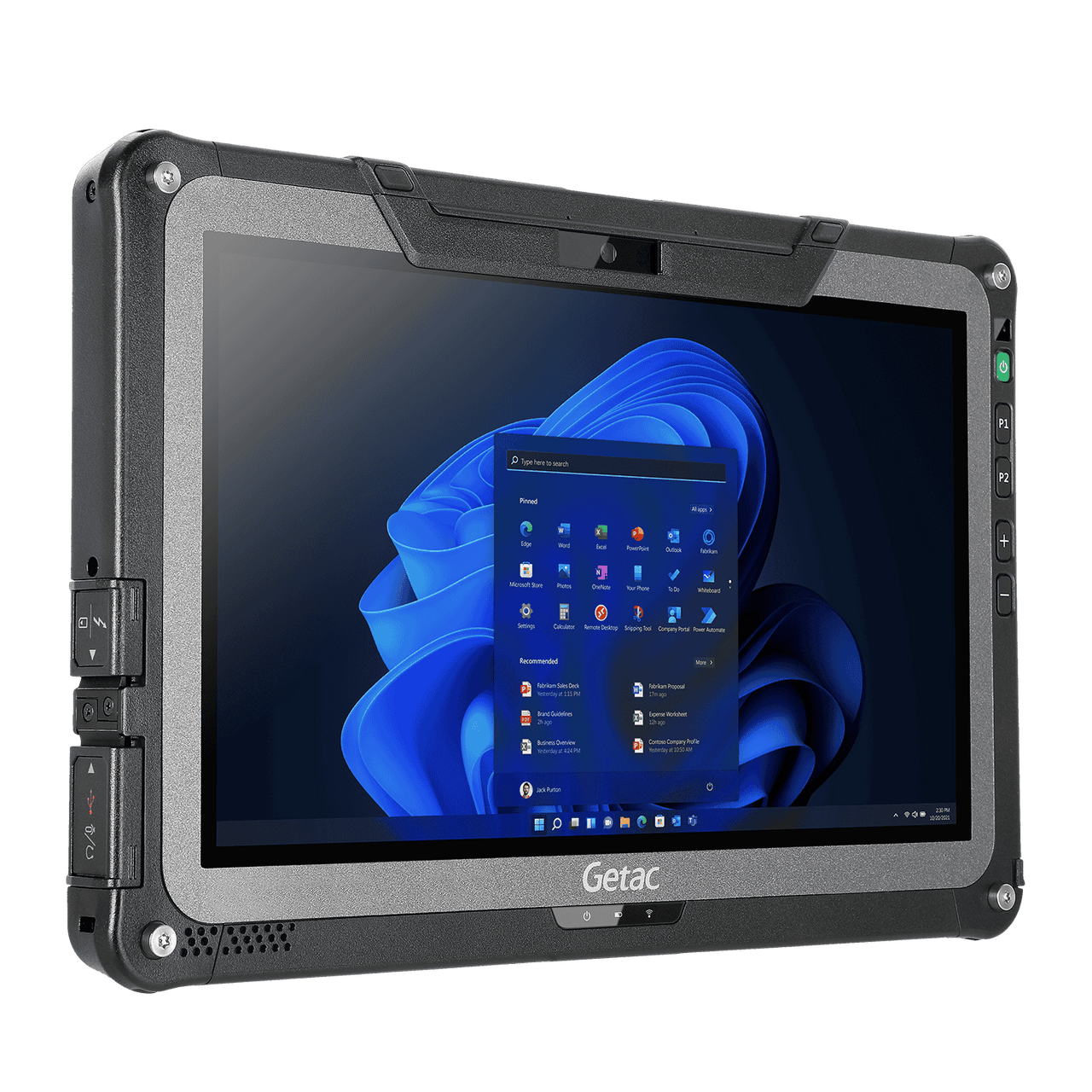 Getac F110 G5 TAA-i5-8265U 1.6GHz, 11.6(W/out Webcam), Win10 Pro x64 w/16GB RAM + TAA, 512GB PCIe SSD, SR (FHD LCD+ Touchscreenstylus), US PC, (W/out Rear Camera), WiFi + BT, Barcode Reader, CAC Reader, 3yb2b