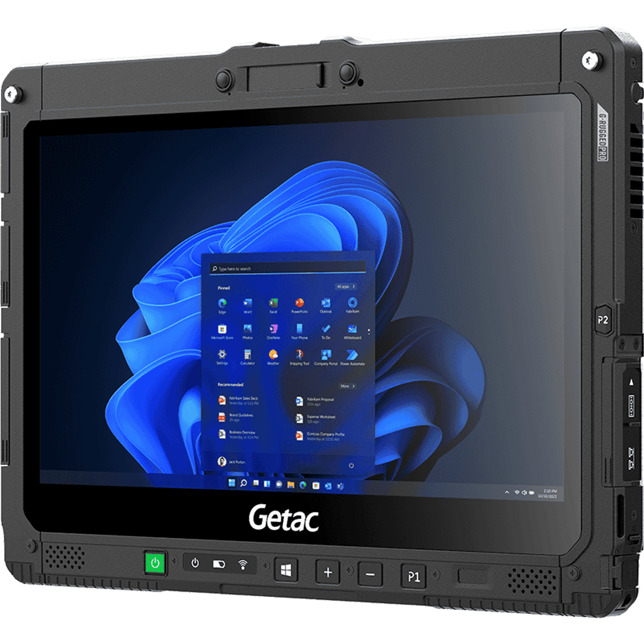 Getac K120 G2 TAA i5-1135G7 Webcam, W10 Pro x64 16GB RAM TAA, 256GB PCIe SSD, SR HD LCD + Touchscreen + Digitizer + Rear Camera, US Power cord, (w/o kbd Dock), Wifi + BT + 4G LTE (EM7511) w/ integrated GPS/Glonass + Passthru SCrdr 3yb2b