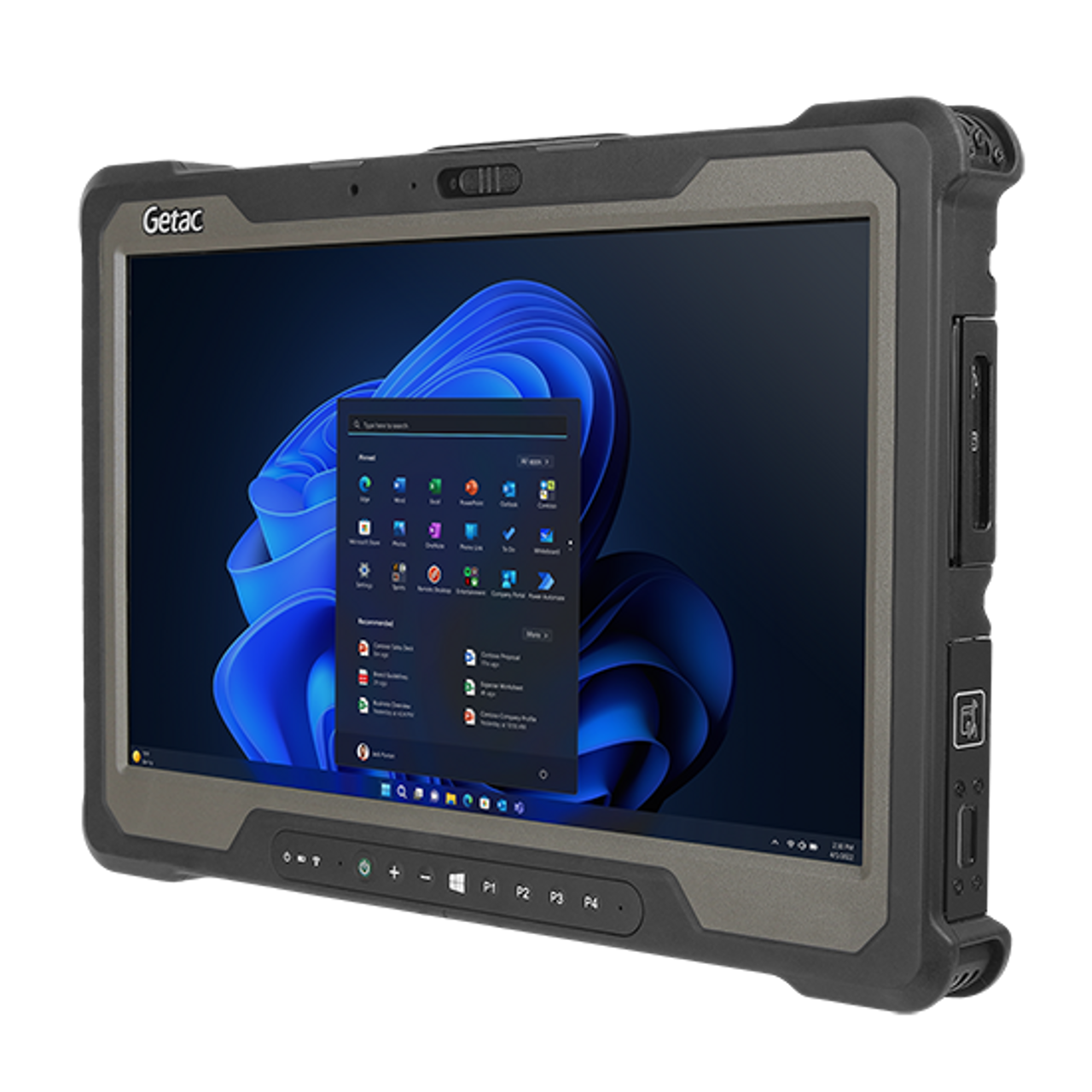 Getac A140 G2, i5-10210U, Webcam, Win11+16GB, 256GB, SR (Full HD+Touch), US Power Cord, 1D/2D ImagerBCR, WIFI + BT