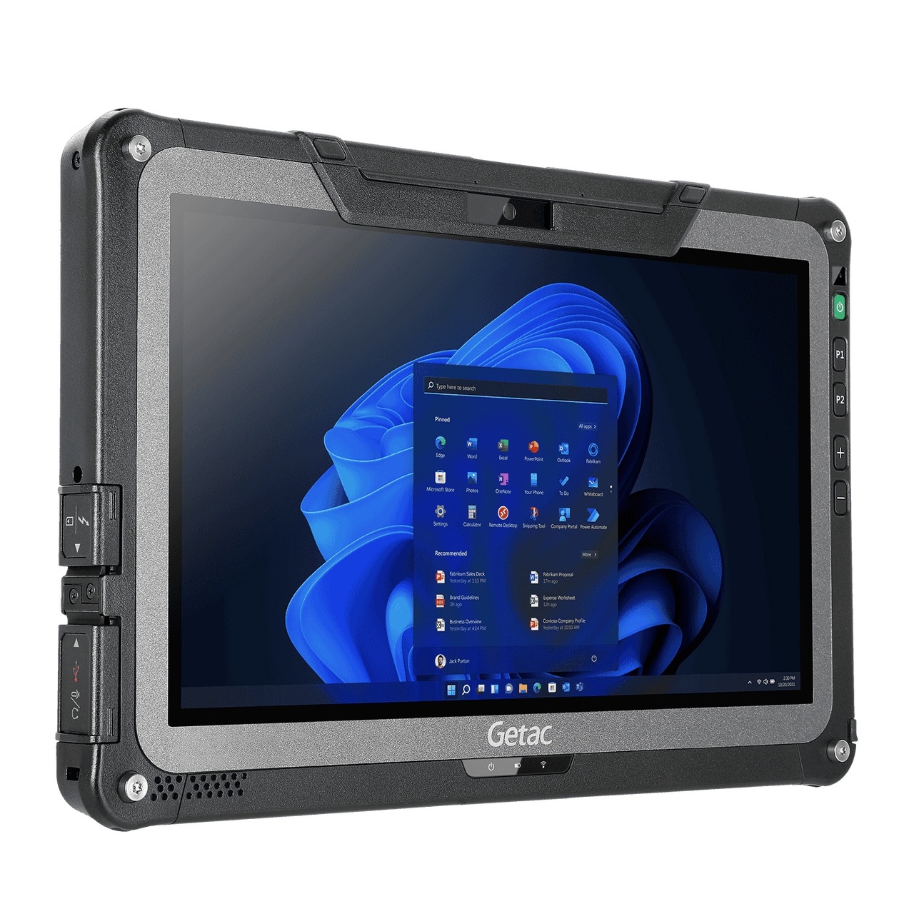 Getac F110 G6 - i7-1165G7, 11.6inch With Webcam, WIN11 Pro x64 with 16GB RAM, 512GB PCIe SSD, SR (Full HD LCD+TS+Hard Tip stylus), US Power Cord, Rear Camera, WiFi + BT, USB 2.0, 3YB2BWty