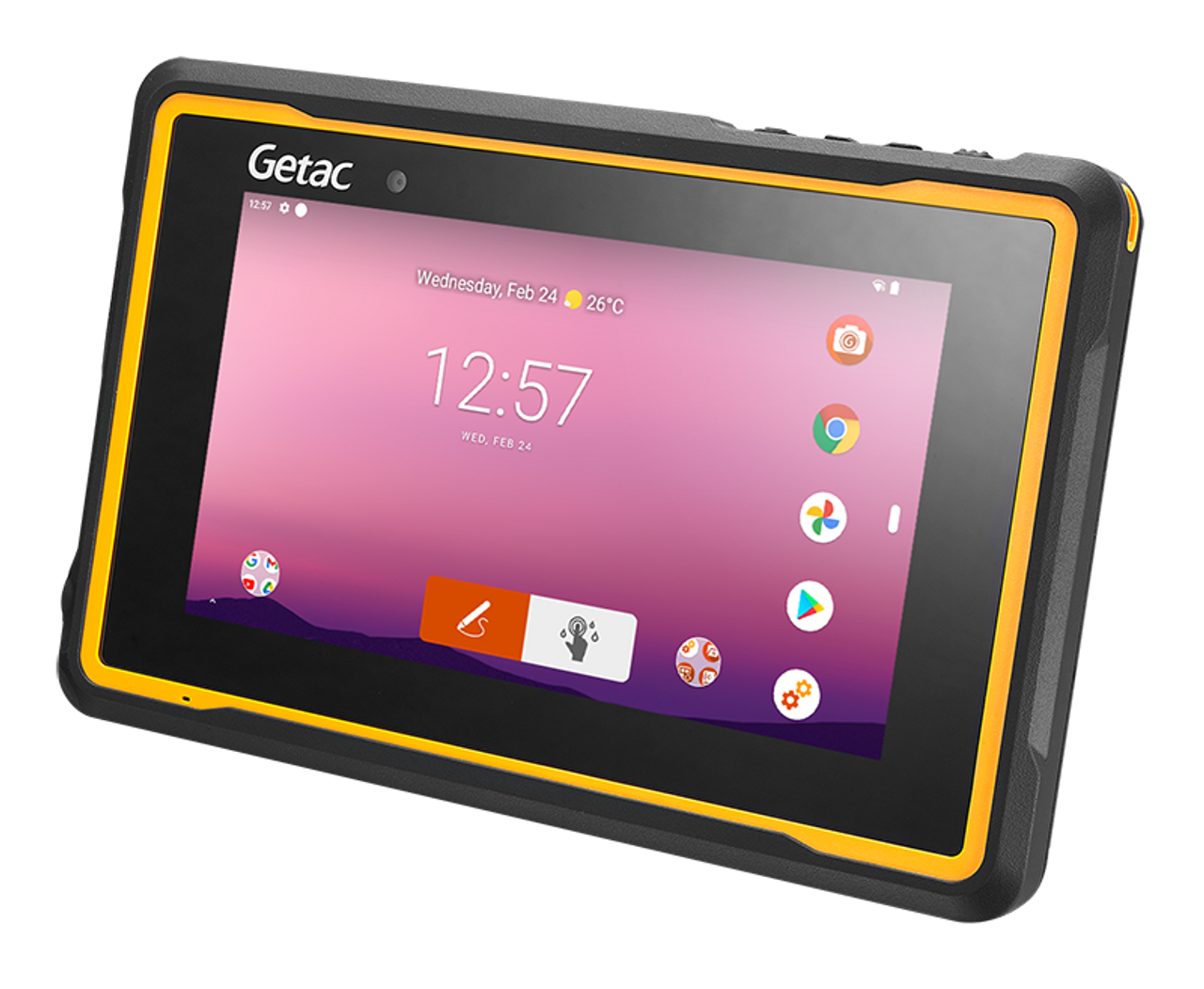 Getac ZX70 G2 - Snapdragon 660 1.95 GHz, Webcam, Android+4GB RAM+64GB Storage, Laser Barcode Reader, SR LCD+TS, US Power, Rear Camera, WIFI+BT+GPS / Glonass+4G LTE (EM7455), Pogo Dock Connector+ANSI, 3 YR B2B Warranty - Z1C72NDA5OYX