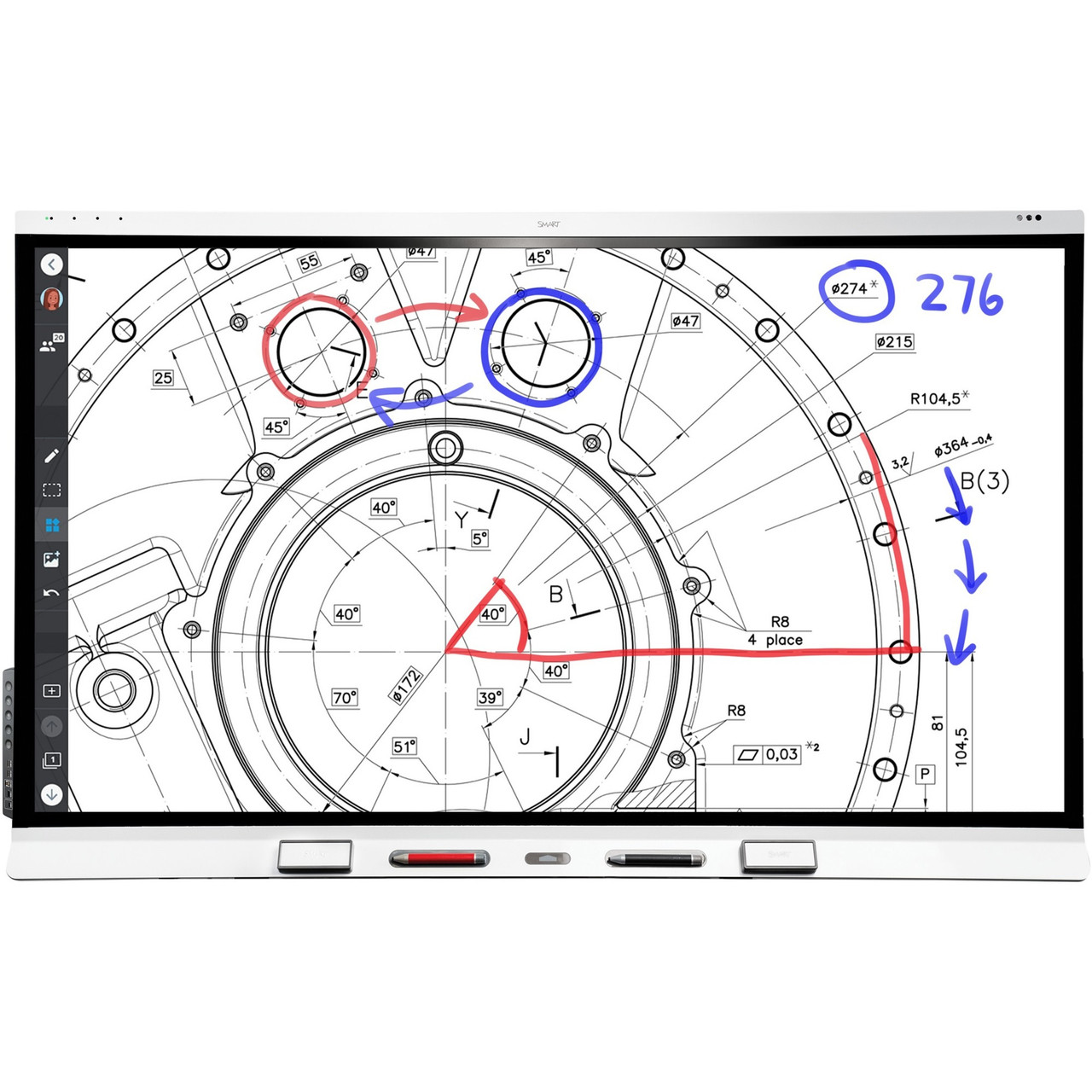 SMART Board - SBID-6265S-V3-PW