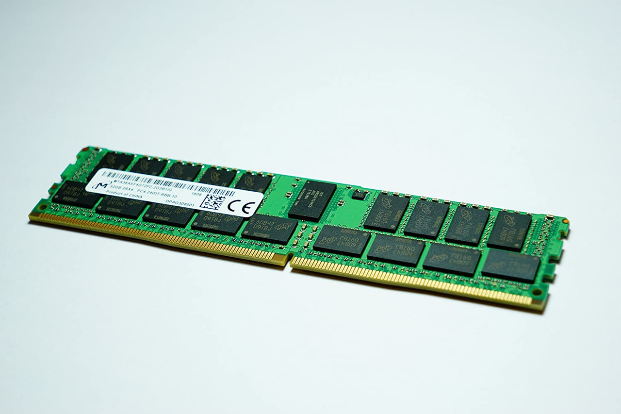 Micron Crucial 32GB DDR4-2400 RDIMM 32GB DDR4 2400 MT/s (PC4-2400) CL17 DR  x4 Registered DIMM 288pin CT32G4RFD424A-2G3B1