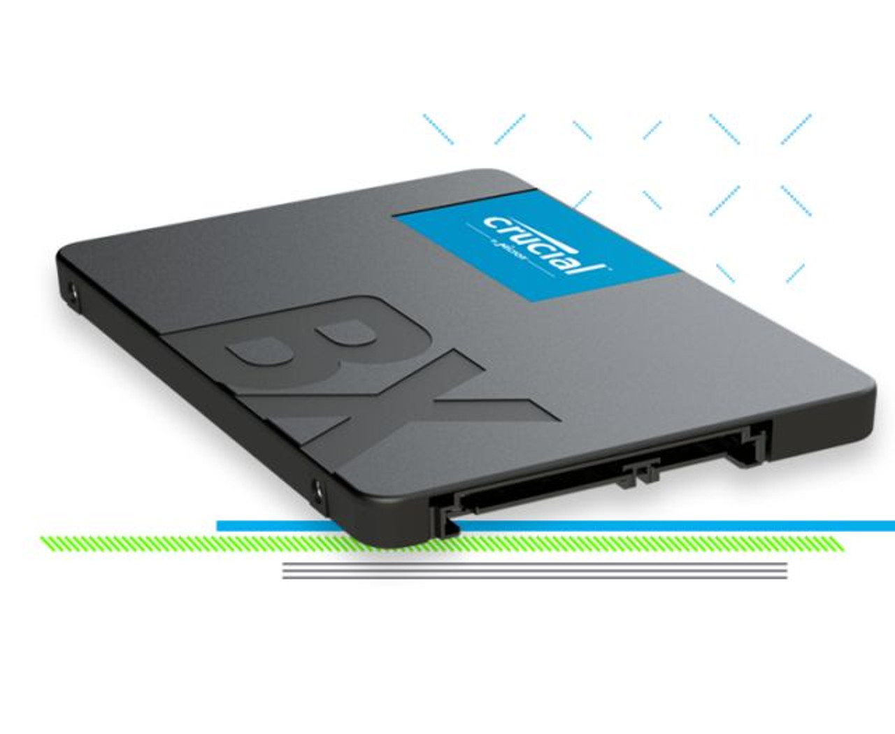 Micron Crucial BX500 1000GB 2.5 inch SSD CT1000BX500SSD1T