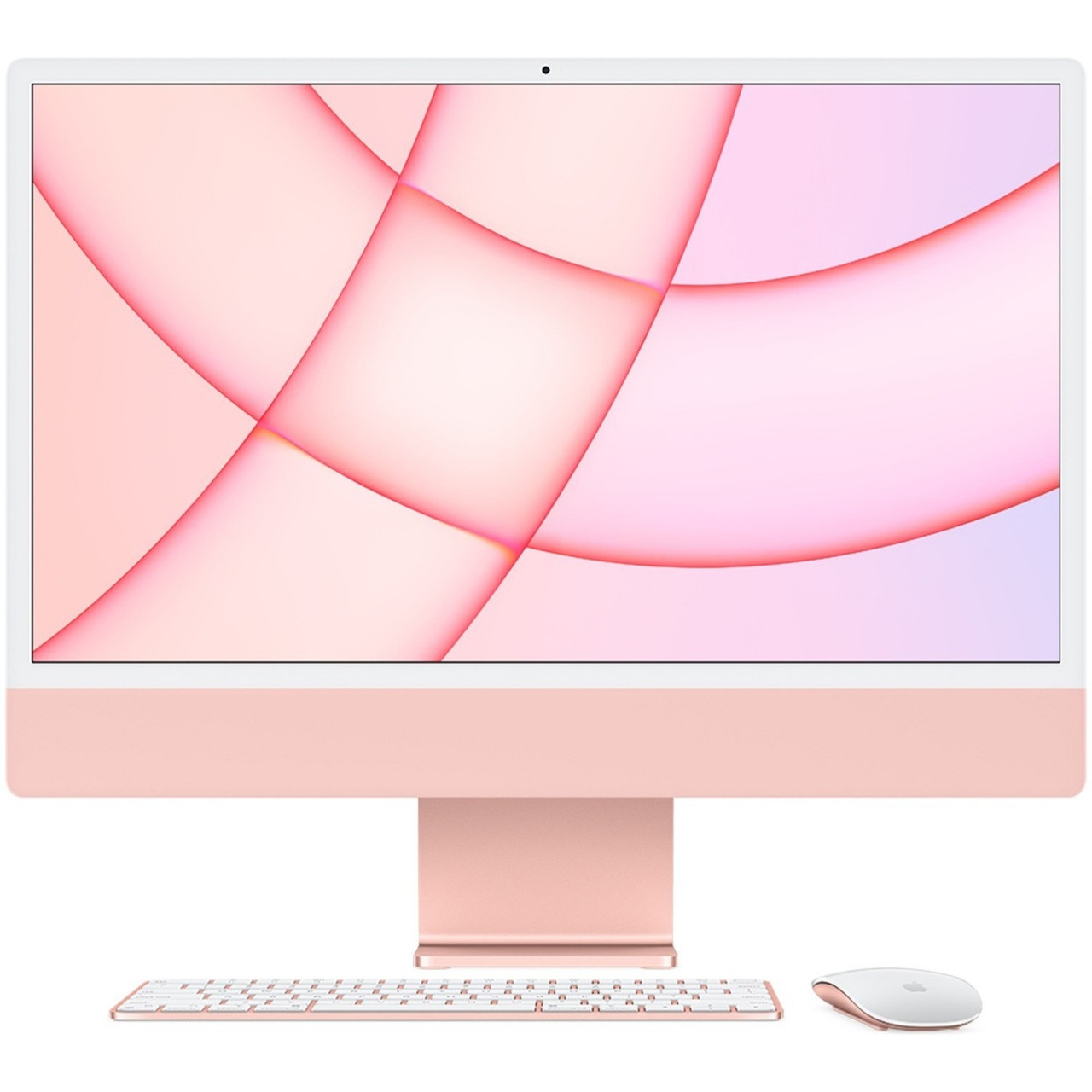 Apple iMac All-in-One Computer - Apple M1 Octa-core (8 Core) - 16 GB RAM - 512 GB SSD - 24" 4.5K 4480 x 2520 - Desktop - Pink - Z14P000ZN