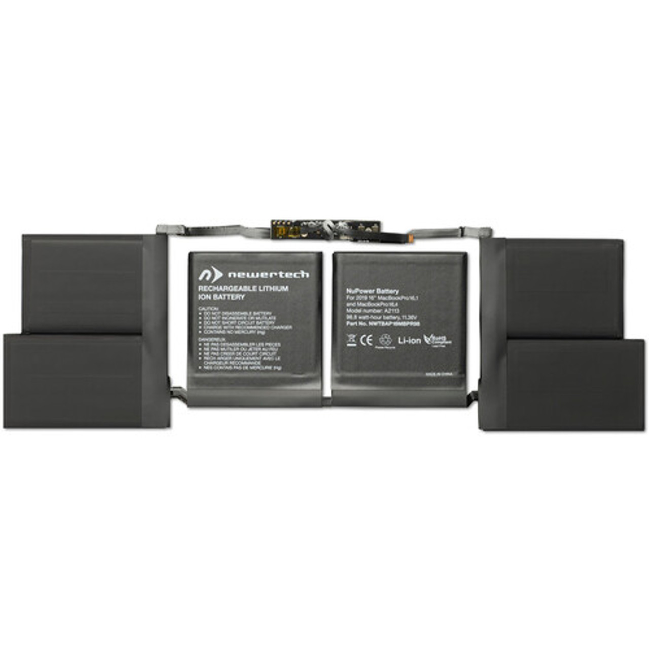 Newer Tech 98.8W NewerTech NuPower Battery Replacement Solution for 16-inch MacBook Pro with Retina Display (2019) - NWTBAP16MBPR98K