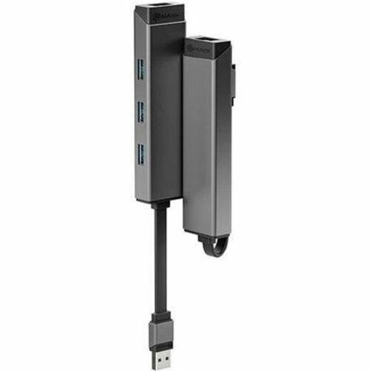 Alogic MagForce EXPRESS USB-A 4-in-1 USB Hub with Ethernet - ULAAEA-SGR
