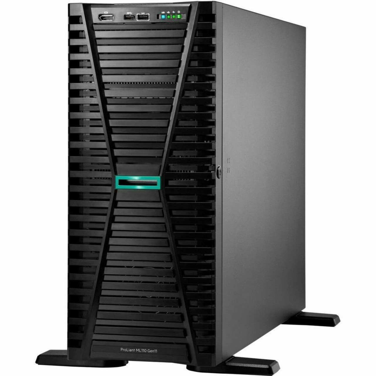 HPE ProLiant ML110 G11 4.5U Tower Server - 1 x Intel Xeon Bronze 3408U 1.80 GHz - 16 GB RAM - Serial ATA, Serial Attached SCSI (SAS) Controller - P55533-001