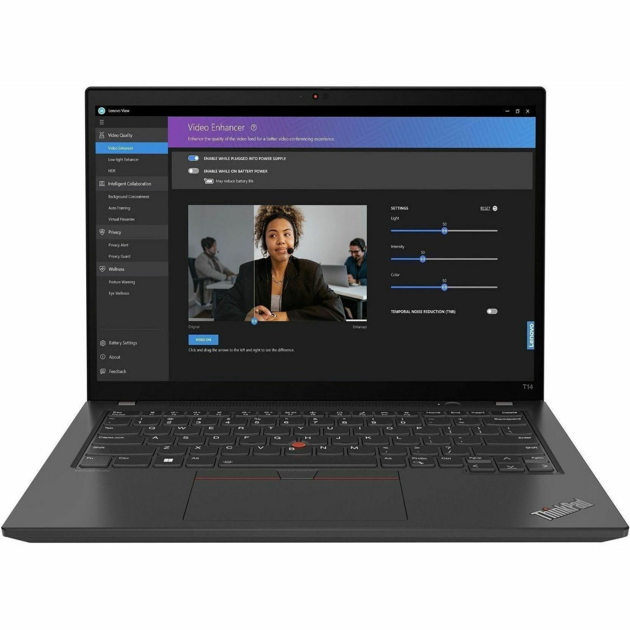 Lenovo ThinkPad T14 Gen 4 21K30005US 14" Touchscreen Notebook - WUXGA - 1920 x 1200 - AMD Ryzen 5 PRO 7540U Hexa-core (6 Core) 3.20 GHz - 16 GB Total RAM - 16 GB On-board Memory - 512 GB SSD - Thunder Black - 21K30005US