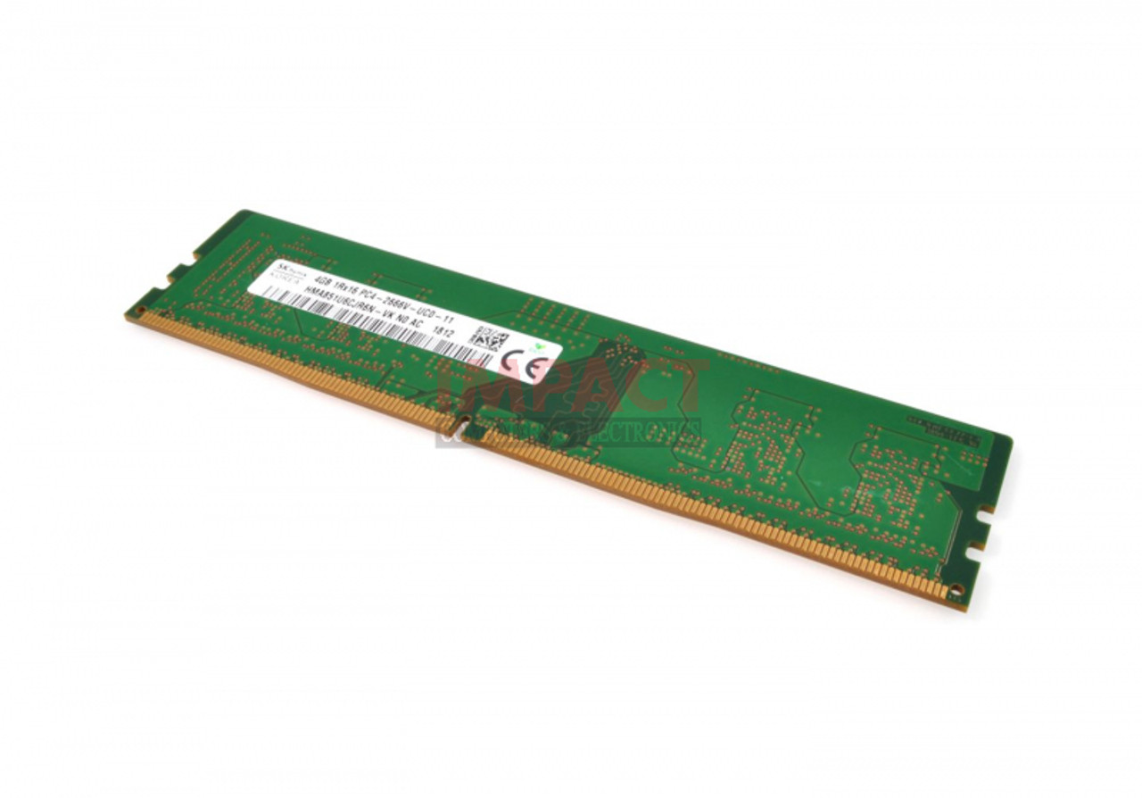HP RPB Certified Parts 4GB DDR4 SDRAM Memory Module - For Desktop PC, Workstation - 4 GB - DDR4-2666/PC4-21600 DDR4 SDRAM - 2666 MHz - 1.20 V - Non-ECC - Unbuffered - DIMM - L16401-001