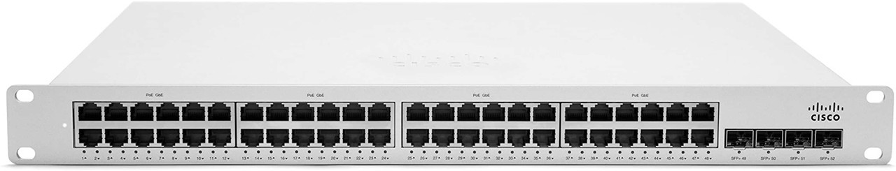 Meraki MS350-48 L3 Stck Cld-Mngd 48x GigE Switch