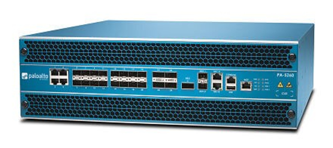 Palo Alto Enterprise Firewall PA-5260 Palo Alto PA-5260 with redundant DC power supplies