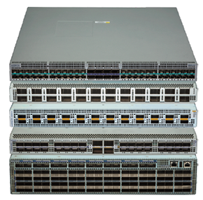 7280 Router Arista Series 7280R3A, 54x400GbE QSFP-DD Switch Router, Front to Rear ...