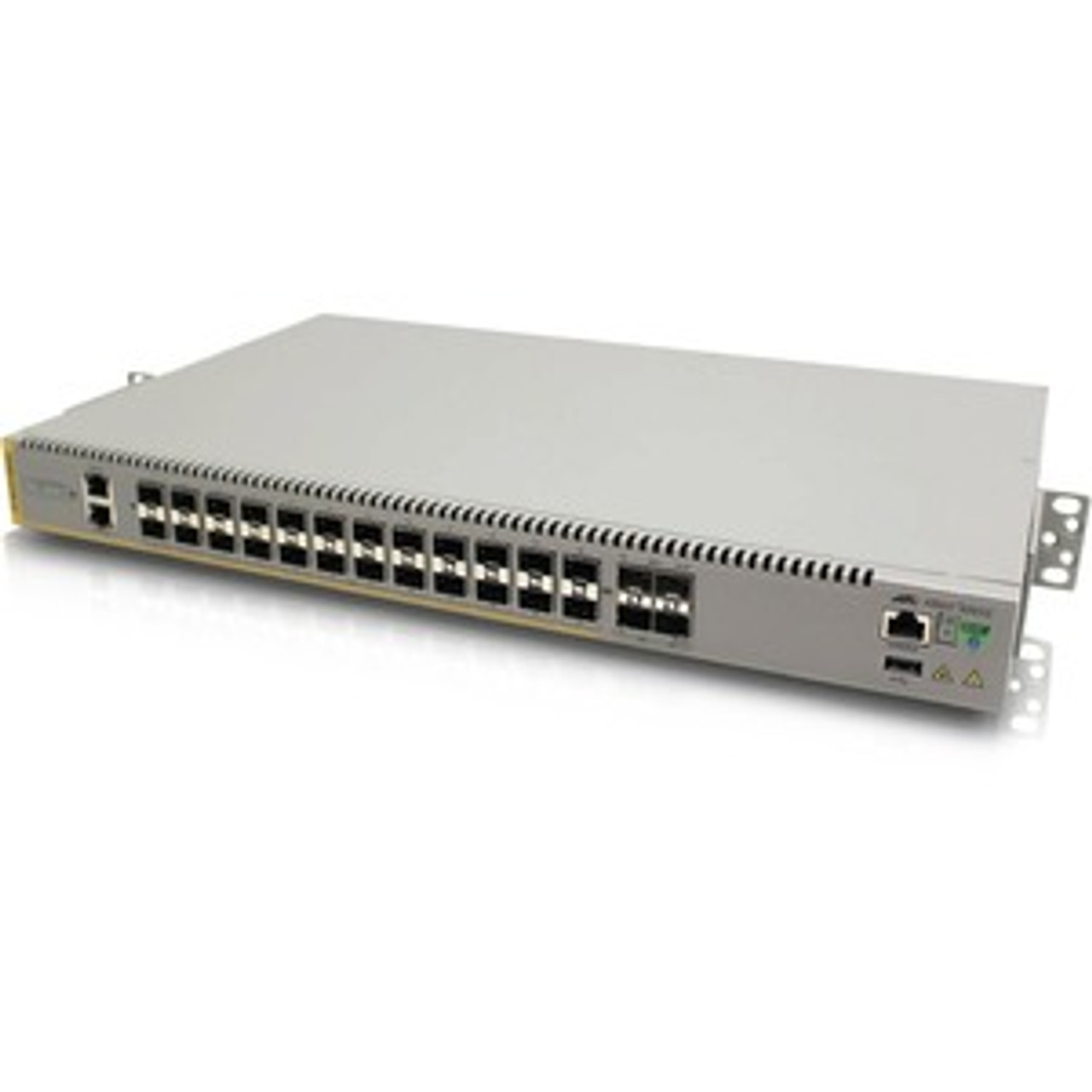 24x 100/1000X SFP, 4x 1/10G SFP+, Industrial Ethernet, Stackable Layer 3 Switch