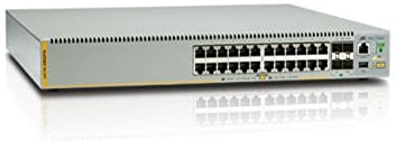 L3 Stackable Switch, 48x 10/100/1000-T, 4x SFP+ Ports and dual fixed PSU, Federal version
