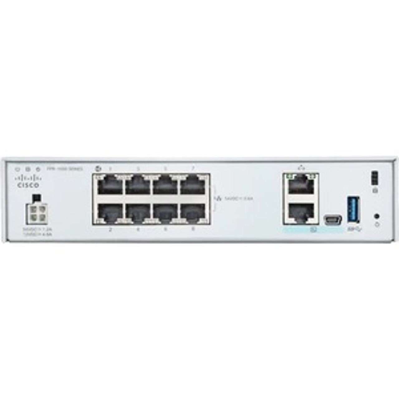 Cisco Firepower 1010 Security Appliance - 8 Port - 10/100/1000Base ...