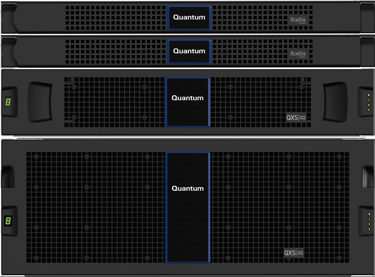 Quantum Xcellis Workflow Director Gen1 with Dedicated SSD for Metadata, QXS-424RC (iSCSI/FC), 2.4TB raw, single node; Support Plan, Gold (7x24x4 CRU); annual, zone 1