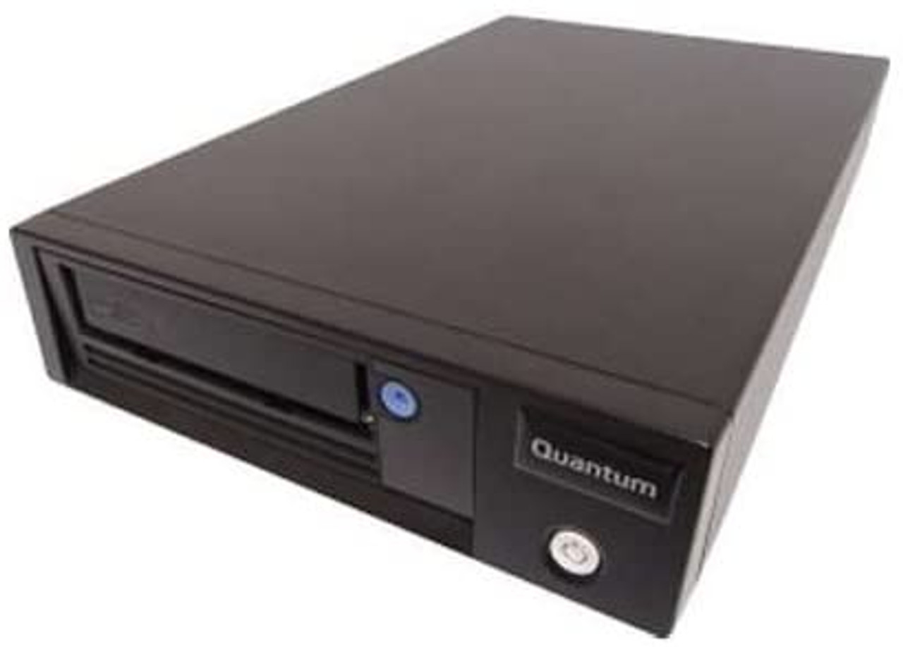 Quantum LTO-6 Tape Drive, Half Height, Single, 1U Rackmount, Model C, 6Gb/s SAS, Black, Kit