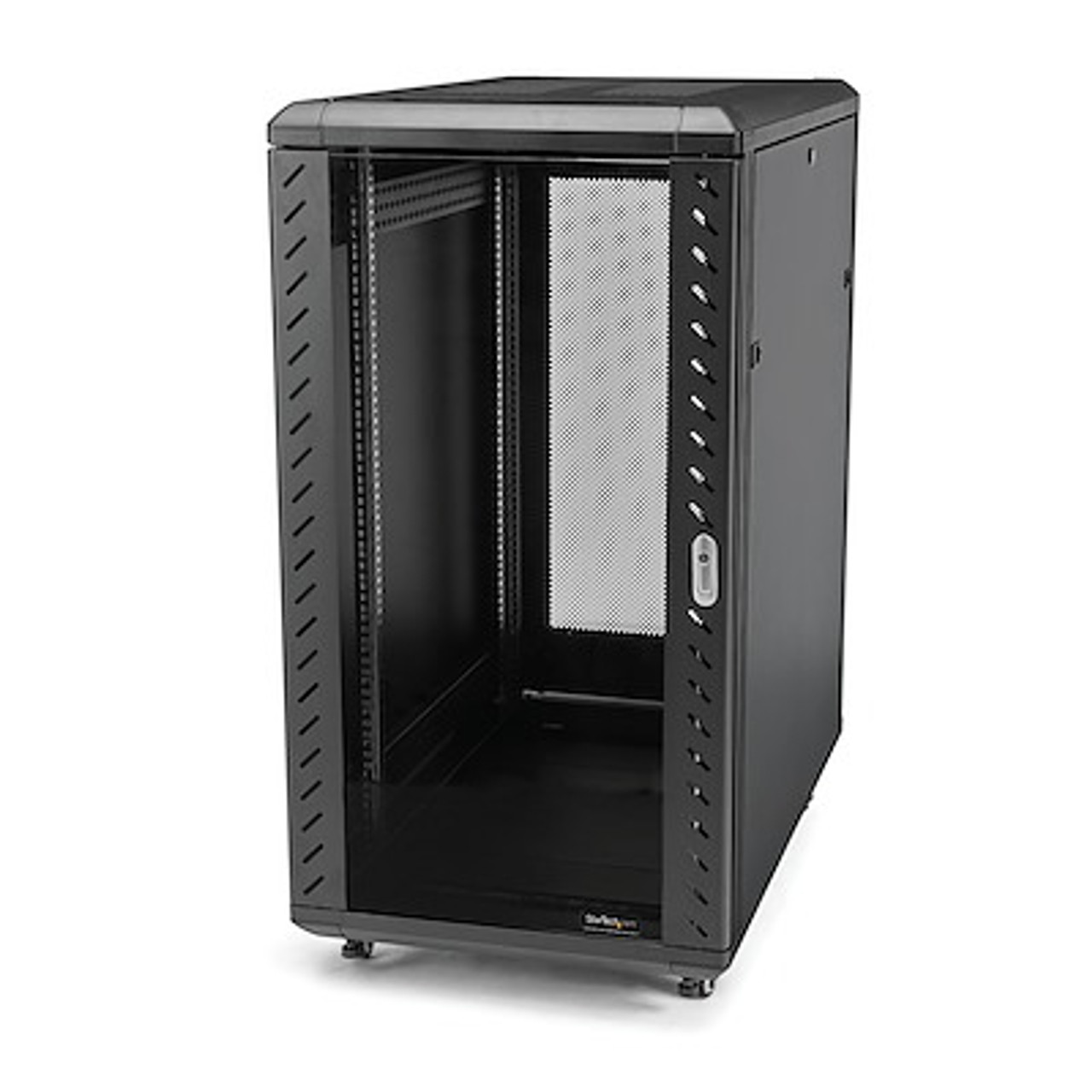 18U 19" Open Frame Server Rack - 4 Post Adjustable Depth 22-40" Mobile - Free Standing Rolling Network/Computer Equipment Data Rack - Dell PowerEdge HP ProLiant ThinkServer