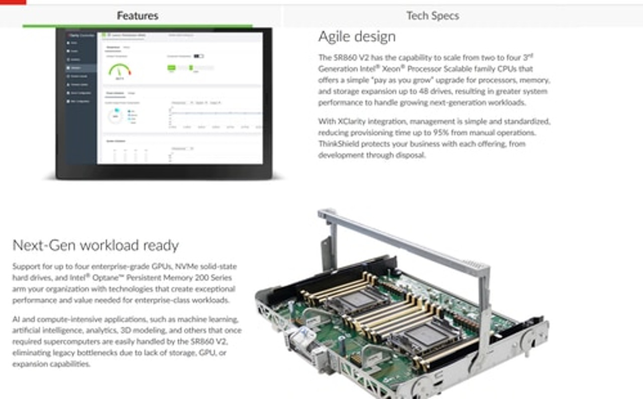 Lenovo ThinkSystem SR850 V2