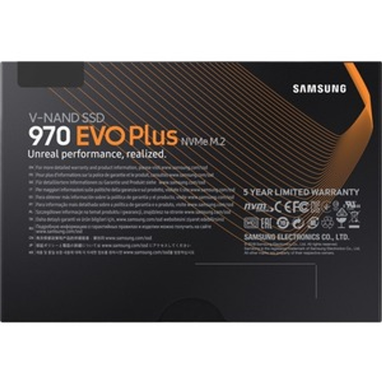 Samsung 970 EVO Plus MZ-V7S500B/AM 500 GB Solid State Drive - M.2 Internal - PCI Express NVMe (PCI Express NVMe 3.0 x4) - Notebook, Desktop PC, Motherboard Device Supported - 300 TB TBW - 3500 MB/s Maximum Read Transfer Rate - 256-bit